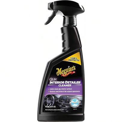 Meguiar's Quik Interior Detailer Cleaner 473ml A Matt.Cleans All Interior Car Surfaces - G13616EU