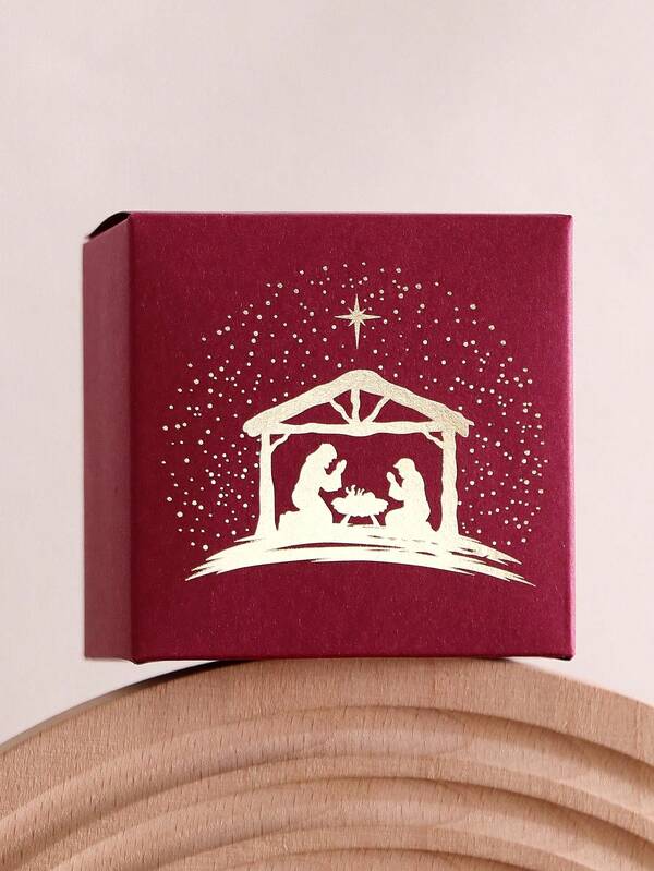 5 Stück Weihnachtsabend Gebets Geschenkboxen, Mini Geschenktüten für Süßigkeiten, Schokolade, kleine Geschenke, perfekt als Weihnachtsparty Gastgeschenke, Strumpfstopfer, Weihnachtsdekoration, Fröhliche Weihnachten, Stille Nacht, festliche Verpackung, Schlüsselwörter mit hoher Konversion, ideal für Familienzusammenkünfte, Geschenkaustausch, Kinder, Erwachsene, stilvoll und funktional, Muss-haben für die Weihnachtszeit, einfach zusammenzubauen, toll zum Verschenken, bereichert Weihnachtsfeier, für alle Altersgruppen geeignet.