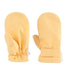 Infant Baby Toddler Kids Winter Mittnes Lined Fleece Warm Gloves For Boys Girls - Solid Color Peach Skin Gloves - View 24