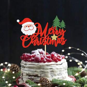 圣诞蛋糕装饰、圣诞树主题蛋糕装饰、圣诞派对装饰