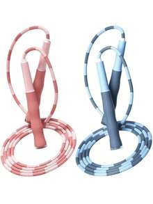 1pc 2.8M Bamboo Segmented Jump Rope, Fitness Jump Rope For Men And Women Weight Loss