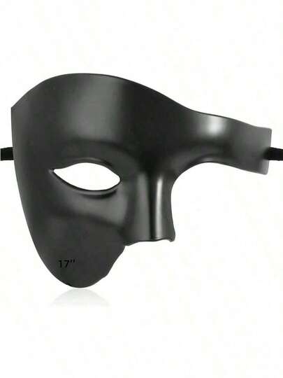 Half Spherical Mask, Shallow Venetian Phantom Mask, Female Mask, Male Mask. Valentine's Day Gifts, Makeup Masks, Halloween Masks