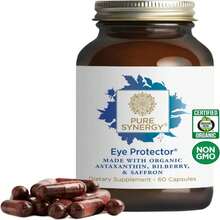 PURE SYNERGY Eye Protector | 100% Natural, Vegan Eye Health Supplement | With Organic Astaxanthin, Lutein, &Amp; Zeaxanthin | For Healthy Vision (60 Capsules) - 白色的 - 查看 1
