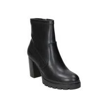 XTI | Bottines à talons hauts pour femme XTI – Bottines noires à talons avec fermeture éclair latérale – Talon haut et confortable – Plateforme – Polyvalentes et combinables – Modèle 144525 - Noir - Voir 2