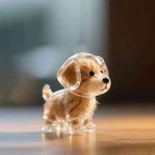 1pc Souvenirs, New Pet Hair Souvenirs Keychain