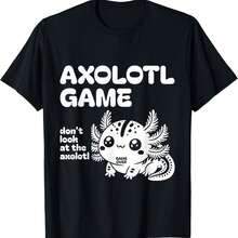 Cute Axolotl Game Girls Women Kids Funny Kawaii Stuff T-Shirt