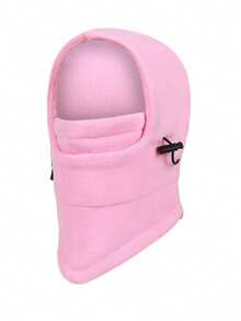 1个儿童全脸滑雪面罩，儿童抓绒拉法帽，男女通用滑雪帽 - 彩色 - 查看 26