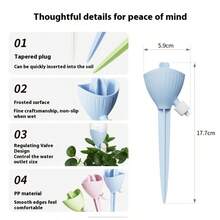 New Automatic Watering Device, Adjustable Flow Rate, Plant Waterer, Drip Irrigator - Multicolor - View 8