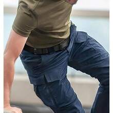 Cinturn De Hombre, Cinturn De Nylon De Malla Elstica Tctica Militar Adecuado Para La Caza A Pie Pantalones Vaqueros De 1, 5 Pulgadas Reemplazable - Black2102 + Ajuste de cintura de 115 cm/34"-38" - Ver 8