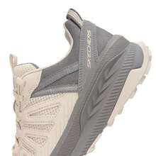 Skechers SWITCH BACK 女士休闲鞋 系带都市户外鞋，舒适轻便休闲鞋 180162-NTGY - 自然色/灰色 - 查看 8