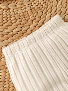 Unisex Baby Jumpsuit, Neugeborenen Langarm Romper mit Mütze + Hose, gerippter neutraler Outfit, Babybekleidung für den Winter, geeignet für Baby Jungen und -mädchen, Alltagskleidung