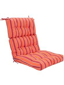 COSTWAY 22''x44'' Back Chair Cushion Tufted Pillow Patio Seating Pad Red - 紅色 - 查看 12