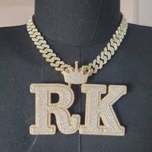 Custom Square Mother Pendant, Brass Cubic Zirconia, DIY Name, Hip Hop Couple Jewelry, Comes With A Braided Chain,Gold,Rose Gold,White Gold,Silver,Stylish,Colorful,Vintage,Simple,Unisex,Casual,Cuties,Custom,Personalized,Unique,Ideal Gifts For Him,Ideal Gifts For Her,Her,Boyfriend,Girlfriend,Dad,Mom,Family,Friends,For Anniversaries,For Birthdays,For Graduation,For Prom,For Party - Multicolor - View 9