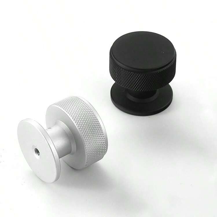 4 件橱柜拉手 - 拉丝铝金属手柄 - 涂漆表面，橱柜金属家具旋钮，耐用厨房橱柜抽屉拉手，带螺丝 - 彩色 - 查看 5