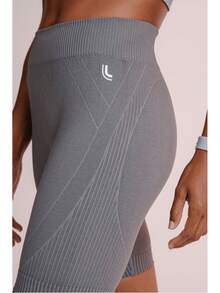 Max Lupo Bermuda Shorts With Silicone Waistband Academia Fitness Original - than chì - Xem 5