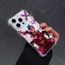 Funda de Teléfono a la Moda para los Modelos de  16, 15, 14, 13, 12, 11 Pro Max, X, XR, XS Max, 8 y 7 Plus con Parte Trasera Suave y Clara y Función Antigolpes Agregada - Mezcla de colores - Ver 7