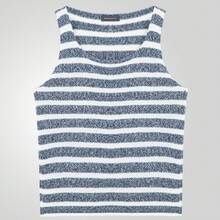 Men's Active Sleeveless Stripe Knitted Vest - Casual Style