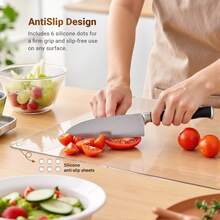 Acrylic Cutting Board With Counter Lip, 16x12 Inch Clear Cutting Boards For Kitchen Counter, Cutting Board Non Slip For Countertop Protector, Apartment Essentials Kitchen Decor Gifts - Clear - View 6