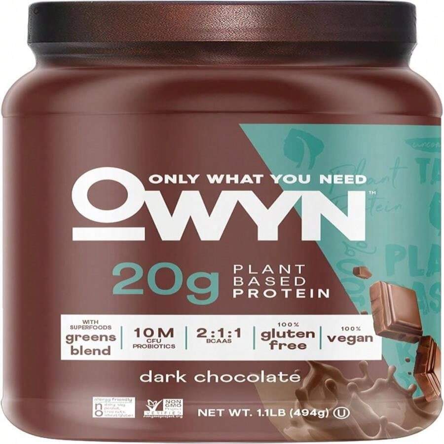 OWYN Only What You Need Pro Elite Vegan 30g Plant-Based High Protein Powder, Zero Sugar (Vanilla, 29 Lbs) - Tên hương vịA - Xem 1