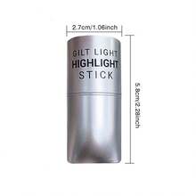 哑光高光棒 - 无油轮廓塑形，持久防晕染，打造自然妆容，每日焕发光彩 - 彩色 - 查看 12