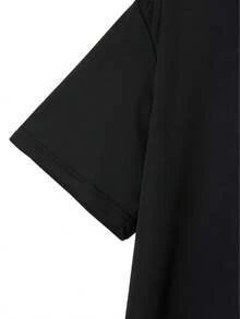 Camiseta Gráfica de Inspiración Vintage para Hombre - "No soy el héroe que quieres, soy el monstruo que necesitas" con diseño de calavera y garras, manga corta casual, cuello redondo, talla grande, perfecta para atuendos casuales y al aire libre| Camisa de Declaración Audaz| Tela Duradera, Camiseta - negro - Ver 4