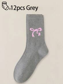 40 peças/30 peças/24 peças Meias Esportivas Confortáveis Unissex, Adequadas para Esportes e Treinamento, Meias Longas para Mulheres, Uso Casual e Empresarial, Antibacteriano, Macio, Preto e Branco, Resistente a Odores, Absorvente de Umidade, Macio e Leve, Adequado para Outono/Inverno, 20 peças/10 peças/8 peças/6 peças/4 peças/2 peças