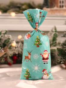 25/50/100 Stück Weihnachtsgeschenktüten mit goldenem Band, Weihnachtsmann Süßigkeitentüten, Schneemann Weihnachtsmann Geschenkverpackungstüten, Schneemann Weihnachtsgeschenkverpackung, Cellophan Süßigkeitentüten, Weihnachtsparty Geschenke, Weihnachtsparty Zubehör, Plätzchen Backverpackungstüten, Weihnachtsdekoration, Weihnachtsgeschenke, Dekoration, 2026 Neujahr