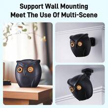 Owl Design WiFi Camera, Full HD Lens, Smart Home Security Camera, Two-Way Audio, Full-Color Night Vision, Motion Detectio, Cloud Storage/TF Card Storage, Home Monitor, Pet Monitor, Suitable For Indoor And Outdoor Use, ICSEE APP
