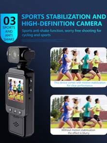 1080P Full HD Mini Action Camera, Supports WiFi & App Control, With 1000mAh Rechargeable Battery, 16X Digital Zoom And Auto Focus - Lightweight Clip-On Camera With Mounting Accessories, Suitable For Cycling, Vlogging, Sports, Travel - USB Charging, SD Card Storage, An Ideal Gift For Adventurers (1000 MAh)