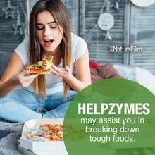 NaturalSlim Helpzymes, Enzyme Complex For Adults With Bromelain, Ox Bile, Pancreatin &Amp; Betaine HCL,100 Capsules, 2 Pack - Flavor NameC - 查看 3