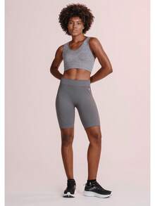 Max Lupo Bermuda Shorts With Silicone Waistband Academia Fitness Original - than chì - Xem 3