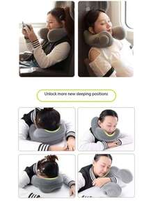 1个U型枕，适合旅行、办公、汽车和飞机使用。 - 彩色 - 查看 9