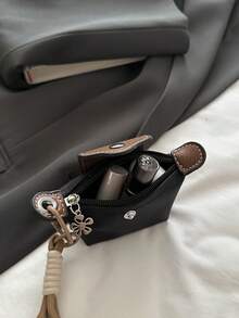 HAILIAN Borsellino alla moda e semplice da donna, decorazione per borse, disponibile in più colori, può essere regalato come piccolo regalo alle migliori amiche, portafoglio mini, portamonete, portafoglio da polso, portafoglio con decorazione a stella