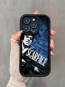 动漫个性化创意美元英雄 TPU 防震手机壳适用于 16、16 Plus、15、14、13、12、11、XS、XR、X、7、8 Plus、Pro Max、13 Pro Max、16 Pro Max、17、17 Pro Max、17 Air，适合女性和男性的礼物 - 藍色 - 查看 4