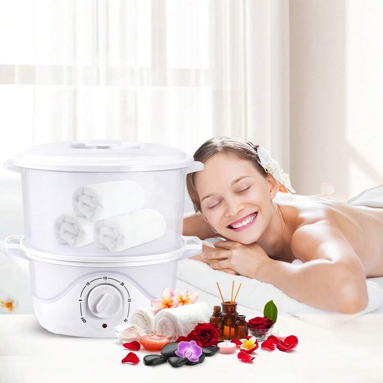 Towel Warmer Steamer – 3L Large Capacity, Fast Heating To 202℉ In 5 Mins | SPA Facial Moisturizing Tool For Shaving, Barber Shops, Salons - White - View 9