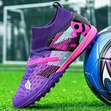 Neue empfohlene Fußballschuhe für Jugendliche für Schule, Studenten, Spiele, Training - Hoher Schaft, Stollen, verschleißfest, rutschfest, starke Traktion, unisex Erwachsene