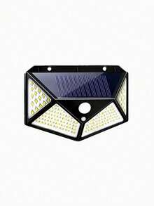 100 LED Solar Powered 4-Sided Wall Light, Wireless Outdoor Lighting, Motion Sensor, Waterproof, Windproof, For Home, Garden, Yard, Park - Multicolor - View 17