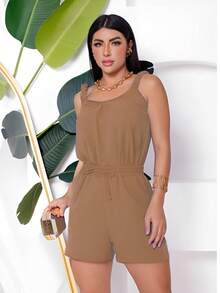 Women's Shorts And Tank Top Set - Mocha Mouse - View 2