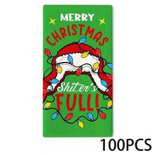 A 2pcs Set Of Christmas Themed Towels Designed With A Simple Christmas Tree And Candy Pattern Print, Machine Washable, Heat-Resistant, Absorbent And Reusable, Suitable For Room Decoration, Kitchen And Bathroom Towels, Party Decoration, Home Decoration, And Ideal Christmas Gift. - Multicolor - View 22