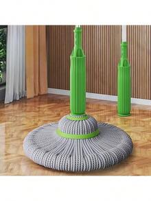 Wireless Self-Spinning Screwless Rotating Mop, With Durable Plastic/Metal Handle - No Electricity Required, Washable And Reusable Mop Head, Suitable For Cleaning Floors In Bedrooms, Bathrooms, Kitchens, Living Rooms, And Multi-Functional Surfaces | Modern Cleaning Tools | Strongly Effective In Removing Stains Christmas Stocking Fillers,Gifts,Funny Gifts,Ramadan,Personalised Gift,