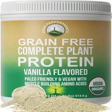 Organic Paleo Grain Free Plant Based Raw Vegan Protein Powder Amazing Amino Acid Profile And Less Than 1g Of Sugar With Hemp And Pea Protein Chocolate Flavored - Tên hương vị B - Xem 1