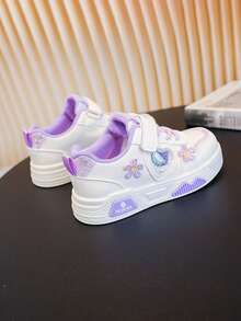 1双儿童休闲运动鞋2025春秋季男童休闲滑板鞋新款低帮女童白鞋软底百搭运动鞋