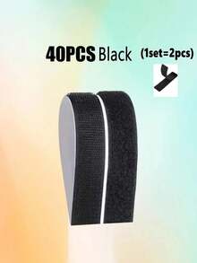 10/20/40pcs Strong Self-Adhesive Hooks - No Drill Installation, Residue-Free Removal, Suitable For Home, Office, Car, Shelves, Cable Management - Multipurpose Storage Rack (20/40/100pcs Set), Multi-Scenario Design