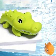 Baby Toys Bath Toy Big Crocodile Water Playset - Interactive Educational Bath Toy With Random Color, Creative Design, And Fun Feeding Action For Kids - Multicolor - View 8