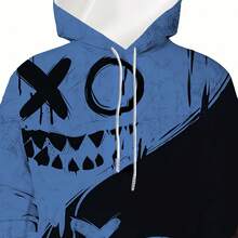 هودي رياضي كاجوال مطبوع رقميًا ثلاثي الأبعاد، بتصميم جرافيكي مبتكر على الوجه، ملابس علوية رياضية، ملابس علوية هوديي بتصميم جرافيكي للرجال للارتداء اليومي، مناسبة للخريف/الشتاء، هدية مميزة، بأكمام طويلة - متعدد الألوان - مشاهدة 4