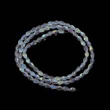 1 pieza Cuentas espaciadoras hechas a mano de cristal de vidrio AB con forma de gota de agua ovalada, de colores chapados, transparentes y brillantes, ideales para hacer joyas como pendientes, pulseras y collares, así como para decorar árboles de Navidad, decoración navideña, decoración de bodas, decoración de ventanas y accesorios de bolsos y ropa. - Forma de lágrima ovalada - Ver 6