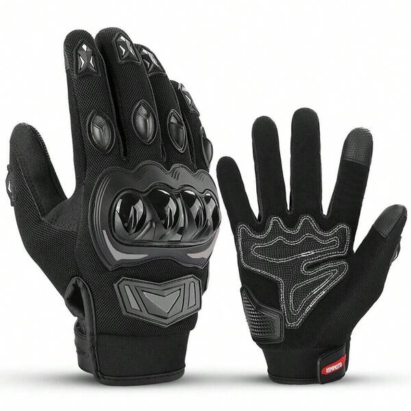 Motorcycle Gloves Men Motorbike Riding Touchscreen Shock-Proof Full Finger XL Size