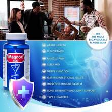 MAGNOX Lady Magnesium Supplement | Menopause And PMS Support Supplement For Women | Magnesium Complex With Vitamins B6, B1, B12, D, Zinc | High-Absorption Dead Sea Organic | 60 Capsules - Flavor NameA - 查看 5