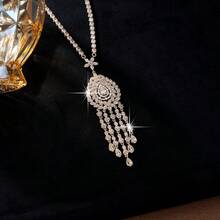 1 pieza Collar de lujo de alta calidad y exquisito, joyería nupcial versátil para la boda