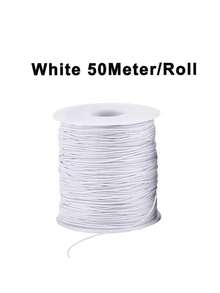 1/2/3 Dây đàn hồi cho vòng tay, Dây vòng tay bền 1 mm dài 330 feet, Dây đàn hồi co giãn để làm đồ trang sức, vòng cổ và hạt cườm - Nhiều màu - Xem 17